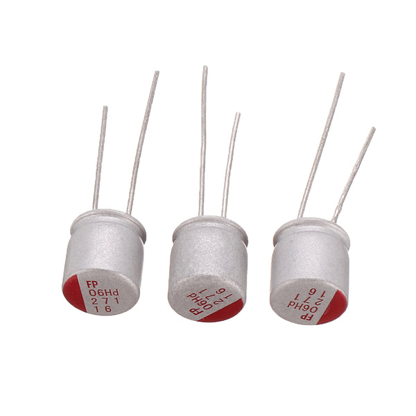 10pcs 270uF 16V 8x8mm Super Low ESR 16V270uF For Motherboard VGA Solid Capacitor