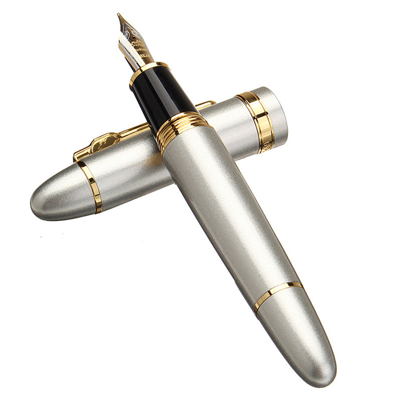 JINHAO Excutive Metal Fountain Pen 0.7mm Extra Fine Nib Bussiness Stationery Office school supplies
