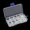 Suleve M2.5NH1 200Pcs Nylon Screw White/Black Hex Screw Nut PCB Standoff Spacer Assortment Kit