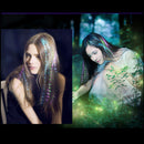 4PCS Flash LED Hair Braid 40CM Decoration Toys Christmas Party Fiber Extension Barrette