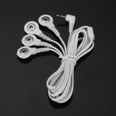 4 In 1 4 Heads Type Wire Digital Therapy Massager Electrode Wires Cable