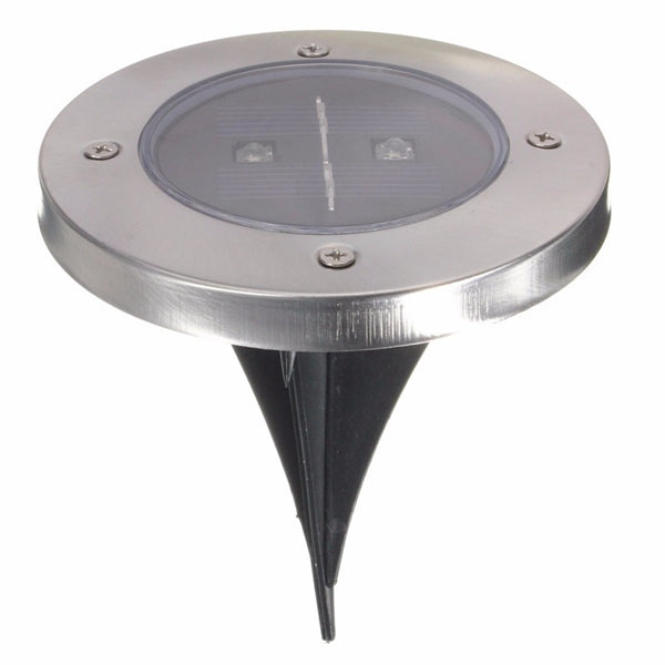 Solar Powered LED Ground Light Outdoor Garden Path Landscape Pathway Fence Yard Lamp