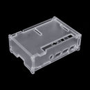KEYES Tranparent Acrylic Protective Shell Holding Case for Raspberry Pi 4 Model B Only