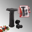 Bottle Vacuum Wine Preserver Saver Sealer Plug Preserver Pump  with 2 Stoppers Set Wine Stopper