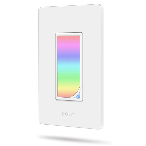 2W RGB Smart Night Light Switch LED 1200 Colors Scene Light APP Remote Control Wifi Enable Works with Alexa Google Assistant and IFTTT