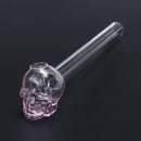 Colorful Skull Glass Water Pipe Modern Design for Smoking Durable