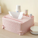 Tissue Storage Drawer Box Paper Holder Living Room Bathroom Holder