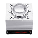 DC12V 20-60W Aluminium LED Heat Sink Cooling Fan 60 120 44mm Lens + Reflector Brack+ Fixed Bracket