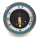 Neo Chrome Universal 1.5 Inch Short Quick Release Steering Wheel Hub Adapter 6 Bolt