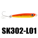 SeaKnight SK302 5pcs/set 8g 50mm Fishing Lure Hard Bait Sinking Spoon With BKK Hooks