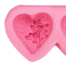 Double Heart Shape Cake Mold Silicone Cake Mould Creative Baking Mold Kitchen Accessories