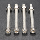 10pcs M3X30mm Stainless Steel Hex Socket Head Screw Bolt And Nut Set
