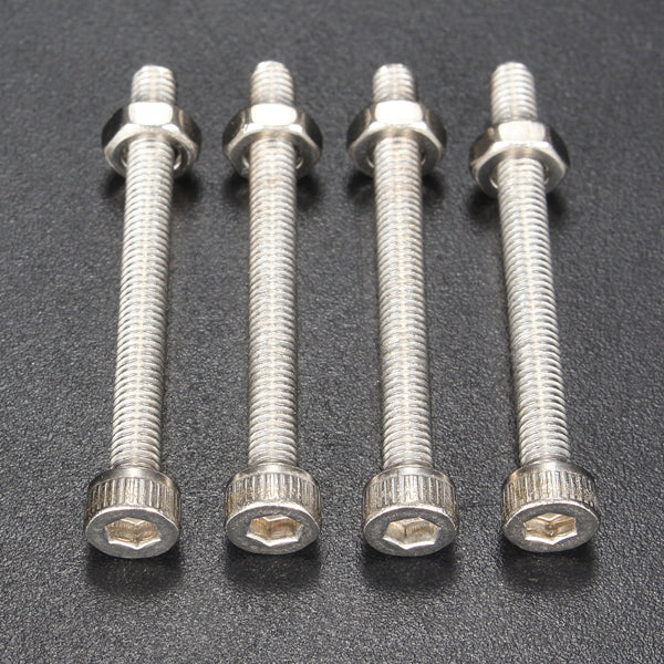 10pcs M3X30mm Stainless Steel Hex Socket Head Screw Bolt And Nut Set