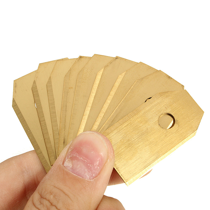 9pcs 0.6mm Replacement Cutter Lawnmower Blades with screws for Husqvarna Robot Mower