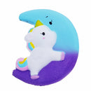 Cartoon Unicorn Moon Galaxy Pegasus Squishy Kawaii Squeeze Toy 11cm Sweet Slow Rising