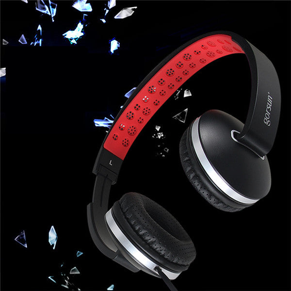 Gorsun GS-785 Wired Foldable Music Headphone Headset With Microphone For Iphone Samsung Huawei Nokia Xiaomi