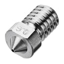 3Pcs 0.6mm Titanium Alloy M6 Thread Nozzle for 3D Printer