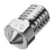 3Pcs 0.6mm Titanium Alloy M6 Thread Nozzle for 3D Printer