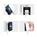 1 Gang 1 Way Touch Wall Light Switch Glass with Remote Control