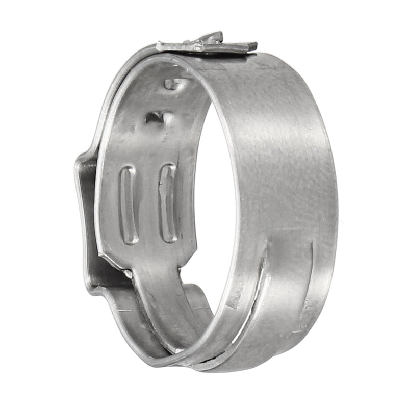 1/2inch Stainless Steel Ear PEX Clamp Cinch Rings Crimp Pinch Fitting Silver Tube