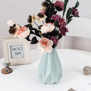Origami Plastic Vase Imitation Ceramic Plastic Flower Pot Home Decoration
