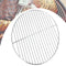 25cm Round BBQ Grill Grate Charcoal BBQ Grill Pan Replacement Metal Cooking Barbecue Mesh Frame