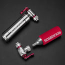 ROCKBROS RKCO2 Bicycle Fast Inflatable Bottle CO2 Small Steel Bottle Tire Cycling Motorcycle Bike Pump