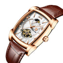 TEVISE T802B Business Style Men Wrist Watch Moonphase Date Display Automatic Mechanical Watch