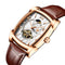 TEVISE T802B Business Style Men Wrist Watch Moonphase Date Display Automatic Mechanical Watch
