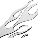Flames Stickers 3D Decals Metal Motorcycle Car Decoration