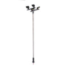 10Pcs/Set HO Scale 1:100 Model Railroad Train LED Street Light Lamps Post 4 Heads Street Light