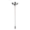 10Pcs/Set HO Scale 1:100 Model Railroad Train LED Street Light Lamps Post 4 Heads Street Light