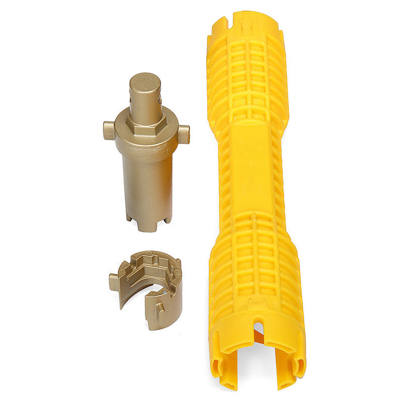Installer Wrench Anti-Slip Handle Double Head Wrench Tool Multifunctional Wrench for Faucet and Sink
