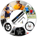 Portable Air Compressor 12V 150 PSI Tire Inflator For Car Motor Bicycle Tire Pump With Digital Gauge LED Light Power Bank