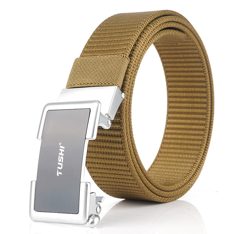 TUSHI 125cm Quick Release Metal Buckle Tactical Belt Business belt Nylon Belt Waist Belt