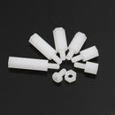 Suleve M3NH11 M3 Nylon Screw Black White Hex Screw Nut PCB Standoff Assortment Kit 180Pcs