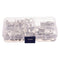 60Pcs Silver SC Bare Terminals lug Tinned Copper Tube Lug Ring Seal Battery Wire Connector Bare Cable Crimped/Soldered Terminal Kit