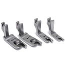 12Pcs Single Needle Sewing Machine Tools Parts Adjustable Bias Tape Binder Rolled Hemmers