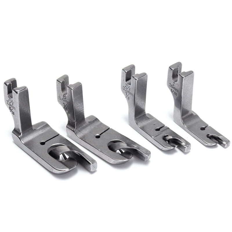 12Pcs Single Needle Sewing Machine Tools Parts Adjustable Bias Tape Binder Rolled Hemmers