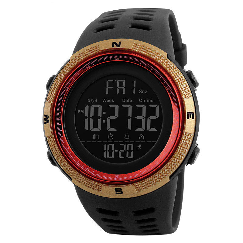 SKMEI 1251 Countdown Double Time Digital Watch Men Chronograph Electronic Sport Watch