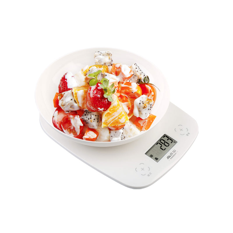 2g-5kg ABS Portable Electronic Kitchen Scale LCD Display Intelligent Touch Switch Baking Scale w/ Detachable Tray High Precision from Xiaomi Youpin