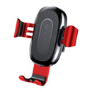 Baseus Qi Wireless Fast Car Charger Phone Holder Mount For iPhone 8 X Samsung S8 S7 S6