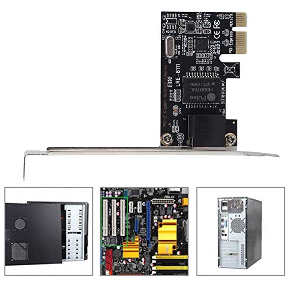 SSU 8111G Gigabit PCI-E Network Card RJ45 High Speed Expanion Card Gigabit Ethernet for PC Desktop 10/100/100 Mbps for XP / WIN7 / 8/8.1/10