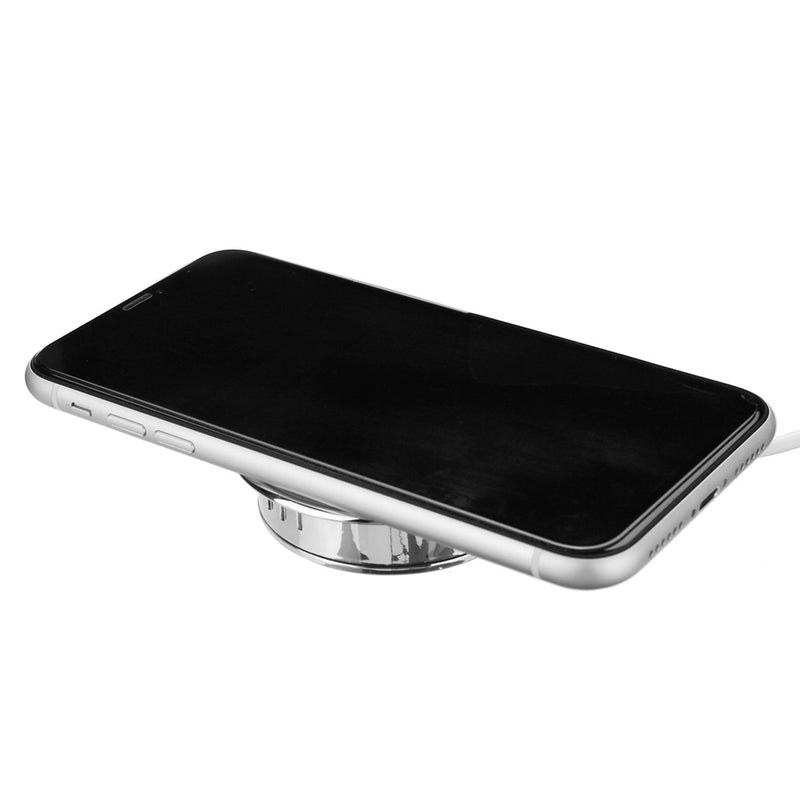 Embedded Desktop Qi Wireless Charger Phone Holder For Samsung iPhone Xiaomi Huawei One Plus