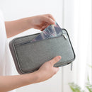 IPRee Polyester Passport Bag Travel ID Card Wallet Waterproof Multifunction Credit Card Holder