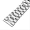 18/20/22/24mm Rplacement Stainless Steel Men Watch Band Strap Double Lock Flip Bracelet