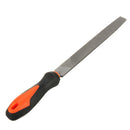 Drillpro 16/18Pcs Carbon Steel Files Set Flat/Triangle/Half-round/Round Large File and Needle Files, Soft Rubbery Handle for Woodworking Shaping