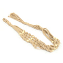 85cm Hemp Jute Rope Plant Hanger Flower Pot Holder Macrame Hanging Basket With Bead