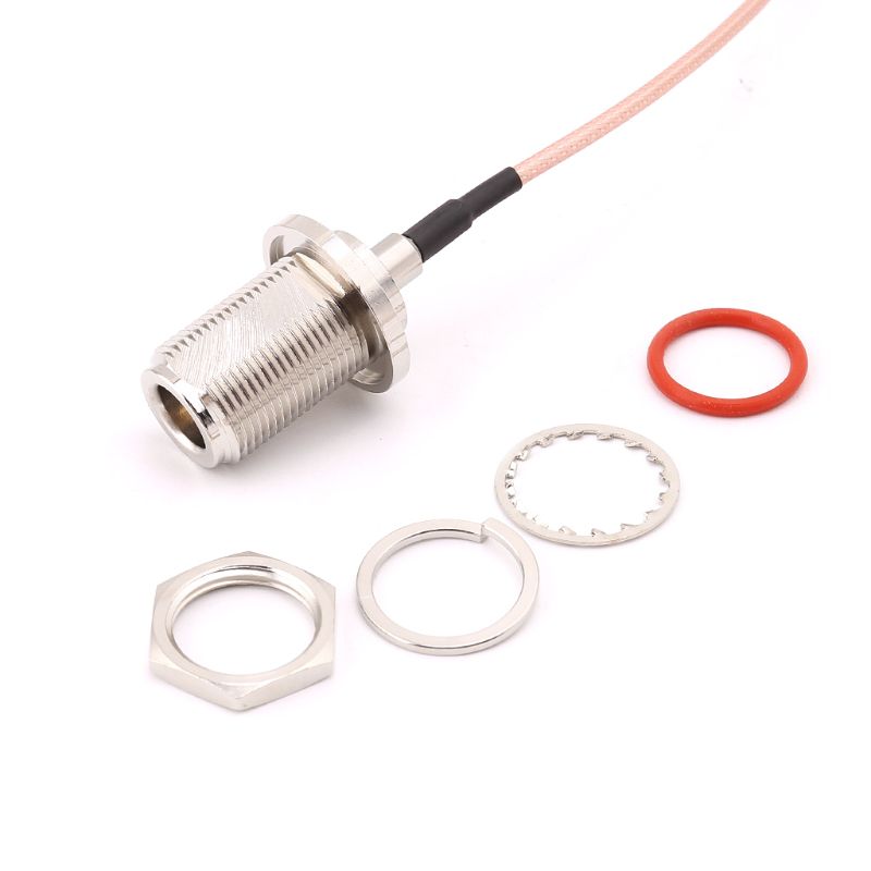 50cm N Female Bulkhead To SMA Male Plug RG316 Pigtail Cable RF Coaxial Cables Jumper Cable