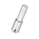 Drillpro 6mm Shank Stainless Steel Plum Blossom Thimble Drill Bit Dead Center for Mini Lathe Machine